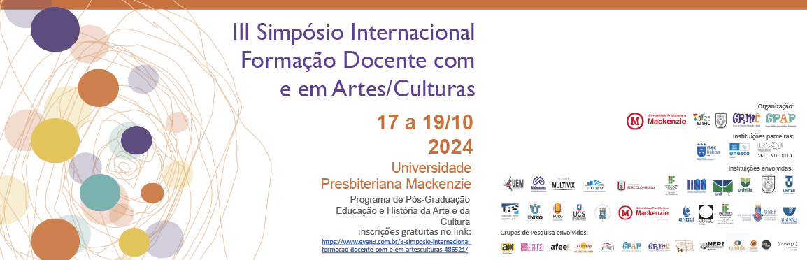 II Simpósio Internacional Formação Docente com e em Artes/Culturas