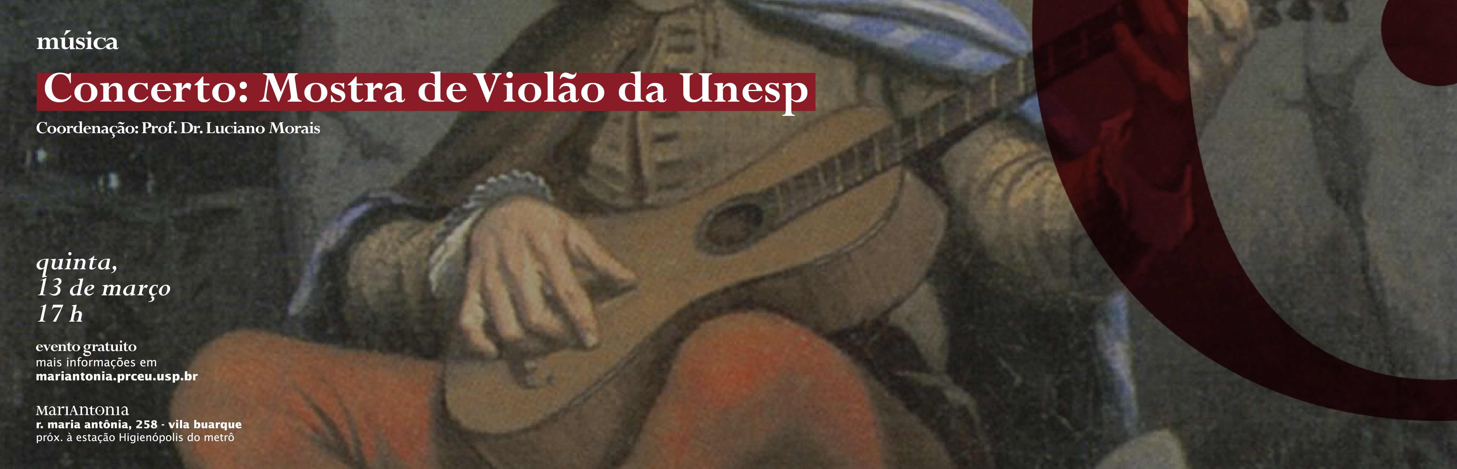 Concerto “Mostra de violão da Unesp”